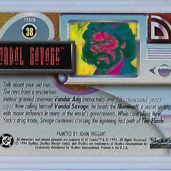 The Flash #53 - Painted by Hector Gomez- DC Comics Trading Card - Picture 2 of 3